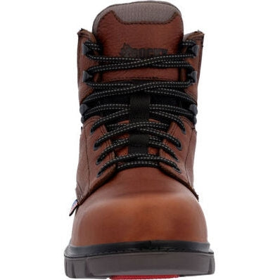 Rocky Men's Worksmart 6" Waterproof Composite Toe Work Boot -Brown- RKK0401 - Overlook Boots