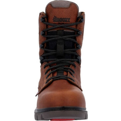 Rocky Men's Worksmart 8" WP Composite Toe Work Boot -Brown- RKK0403  - Overlook Boots