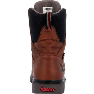 Rocky Men's Worksmart 8" WP Composite Toe Work Boot -Brown- RKK0403  - Overlook Boots