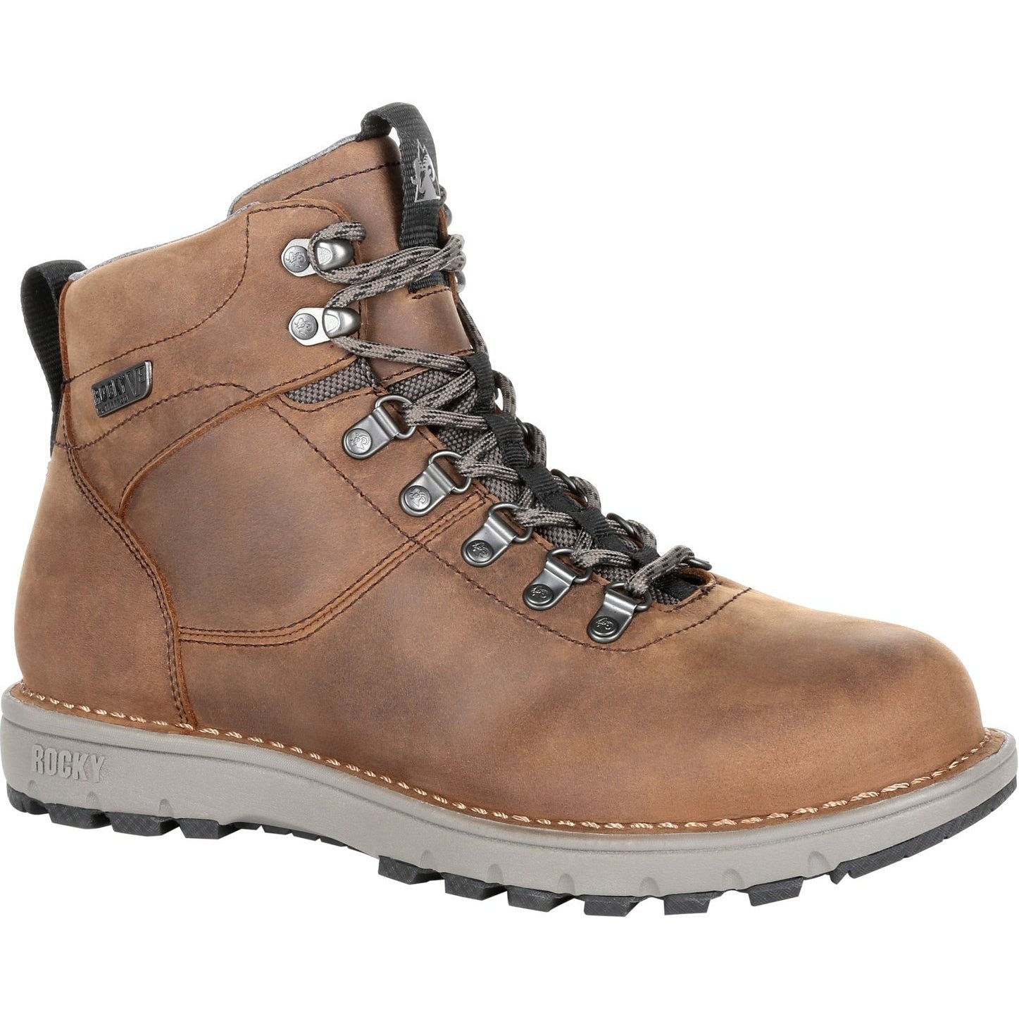 Rocky Men's Legacy 32 6" WP Outdoor Hunt Boot - Light Brown - RKS0431 8 / Medium / Brown - Overlook Boots