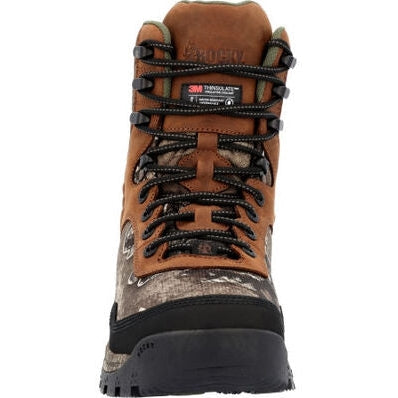 Rocky Men's Lynx 8" WP 400G Insulated Work Boot -Tan And White- RKS0593  - Overlook Boots