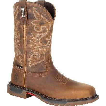 Rocky Women's Original Ride FLX CT WP Western Boot - Brown - RKW0284 6 / Medium / Brown - Overlook Boots