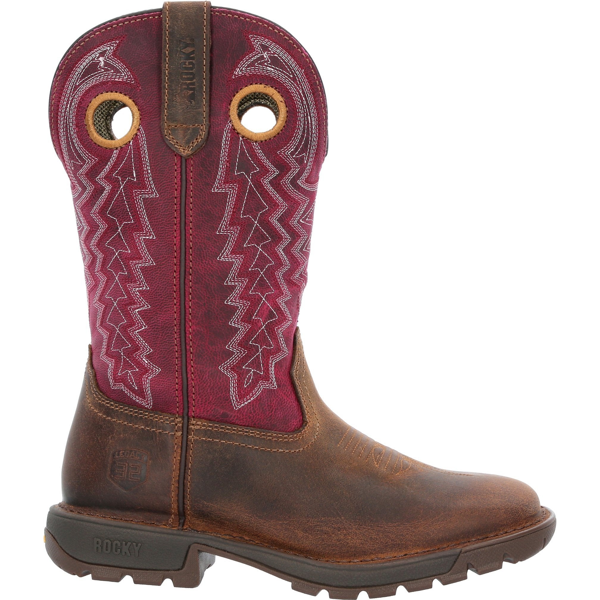 Rocky Women's Legacy 32 11" Square Toe Western Boot - Brown - RKW0357  - Overlook Boots