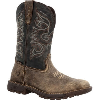 Rocky Men's Legacy 32 11" WP Western Pull On Work Boot Brown RKW0389  - Overlook Boots