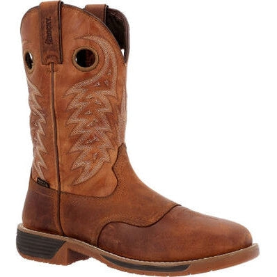 Rocky Men's Rugged Trail 11" WP Steel Toe Western Boot -Brown- RKW0392  - Overlook Boots