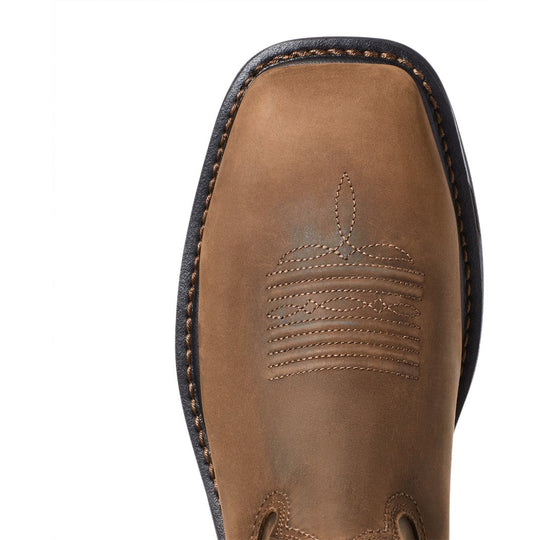 Ariat Men's WorkHog Extreme Carbon Toe Waterproof Western Work Boot - Brown - 10036002 - Overlook Boots