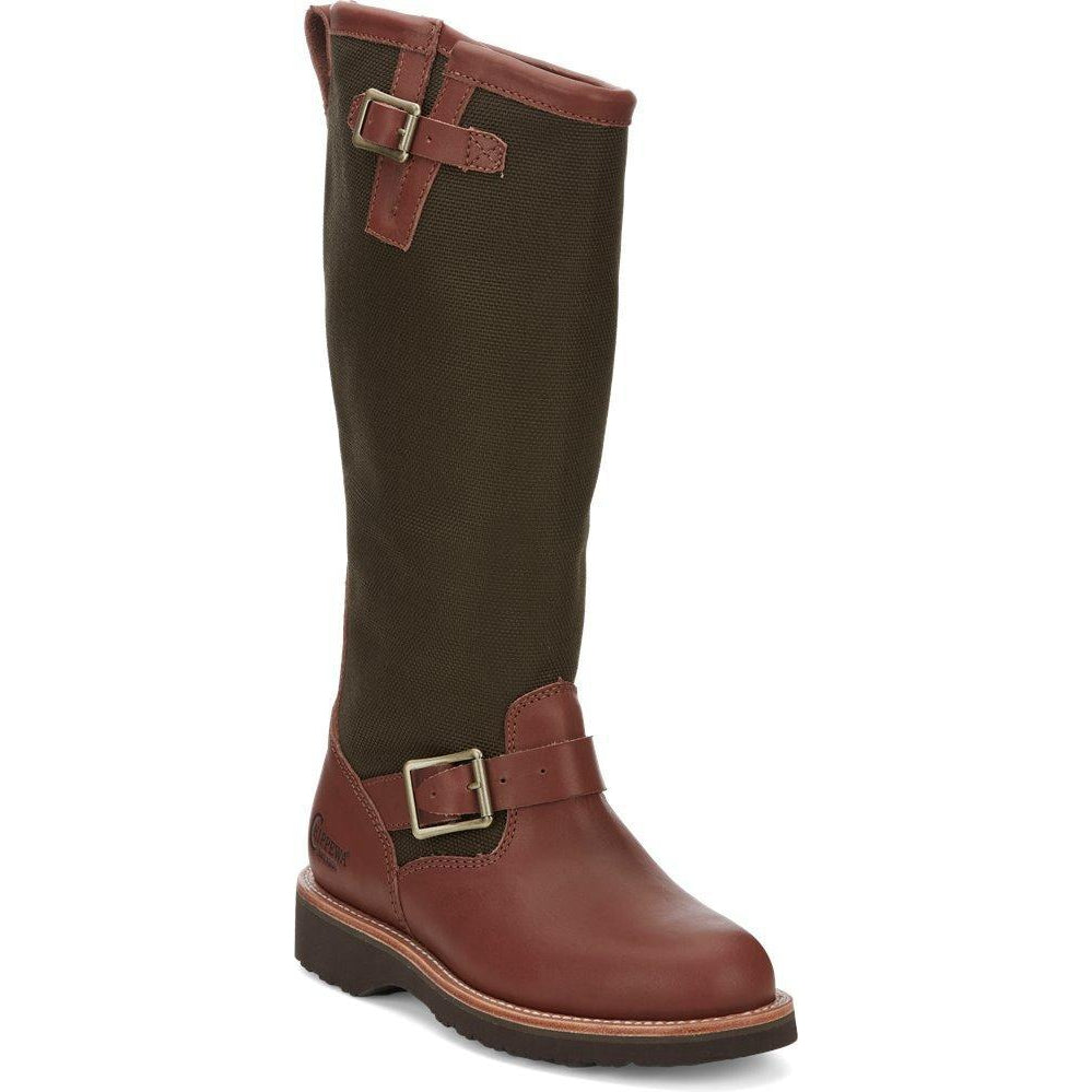 Chippewa Women's Sunjo 15" Soft Toe Outdoor Snake Boot- Brown - SN6913 5 / Medium / Brown - Overlook Boots