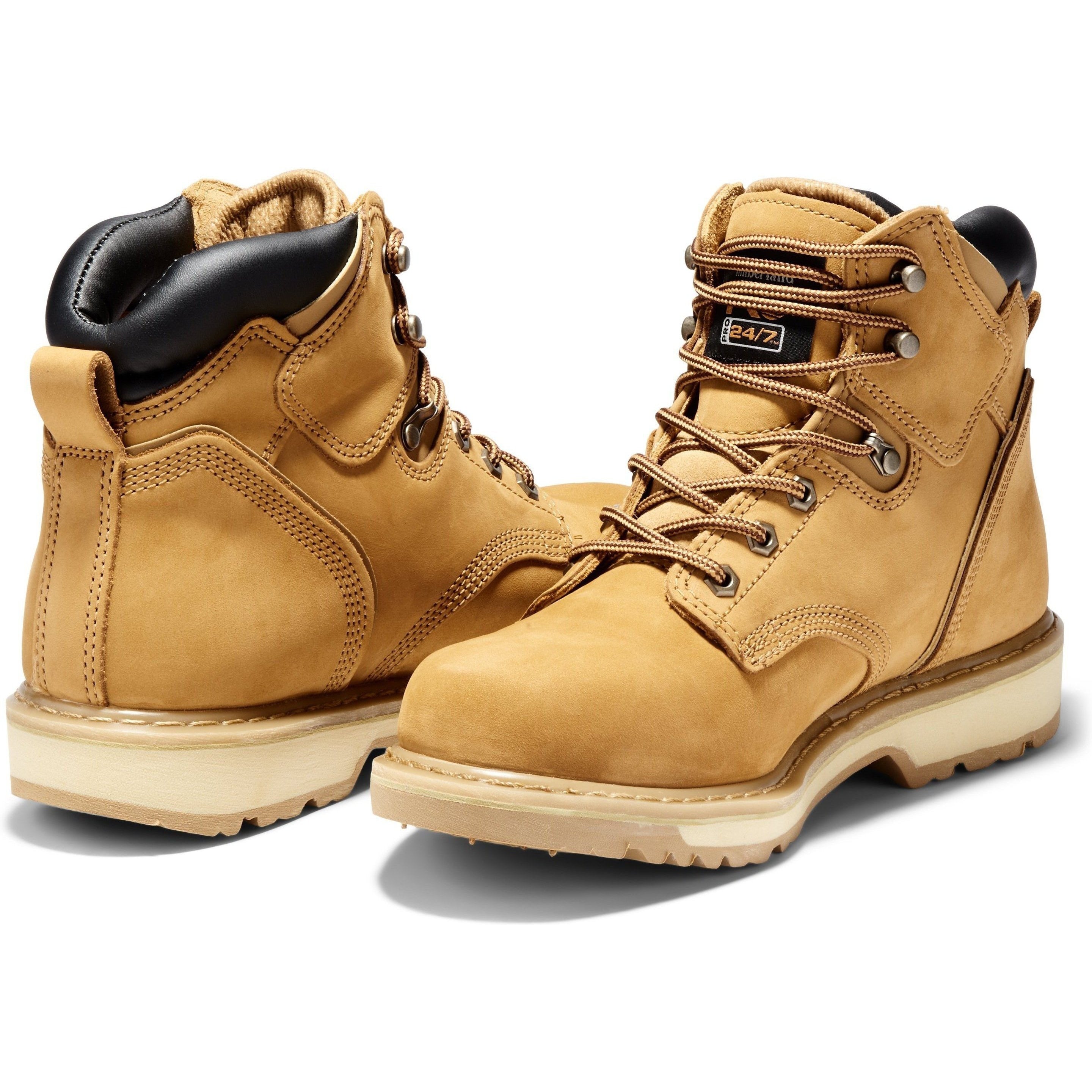 Timberland PRO Men's Pit Boss 6" Soft Toe Work Boot Wheat TB033030231  - Overlook Boots