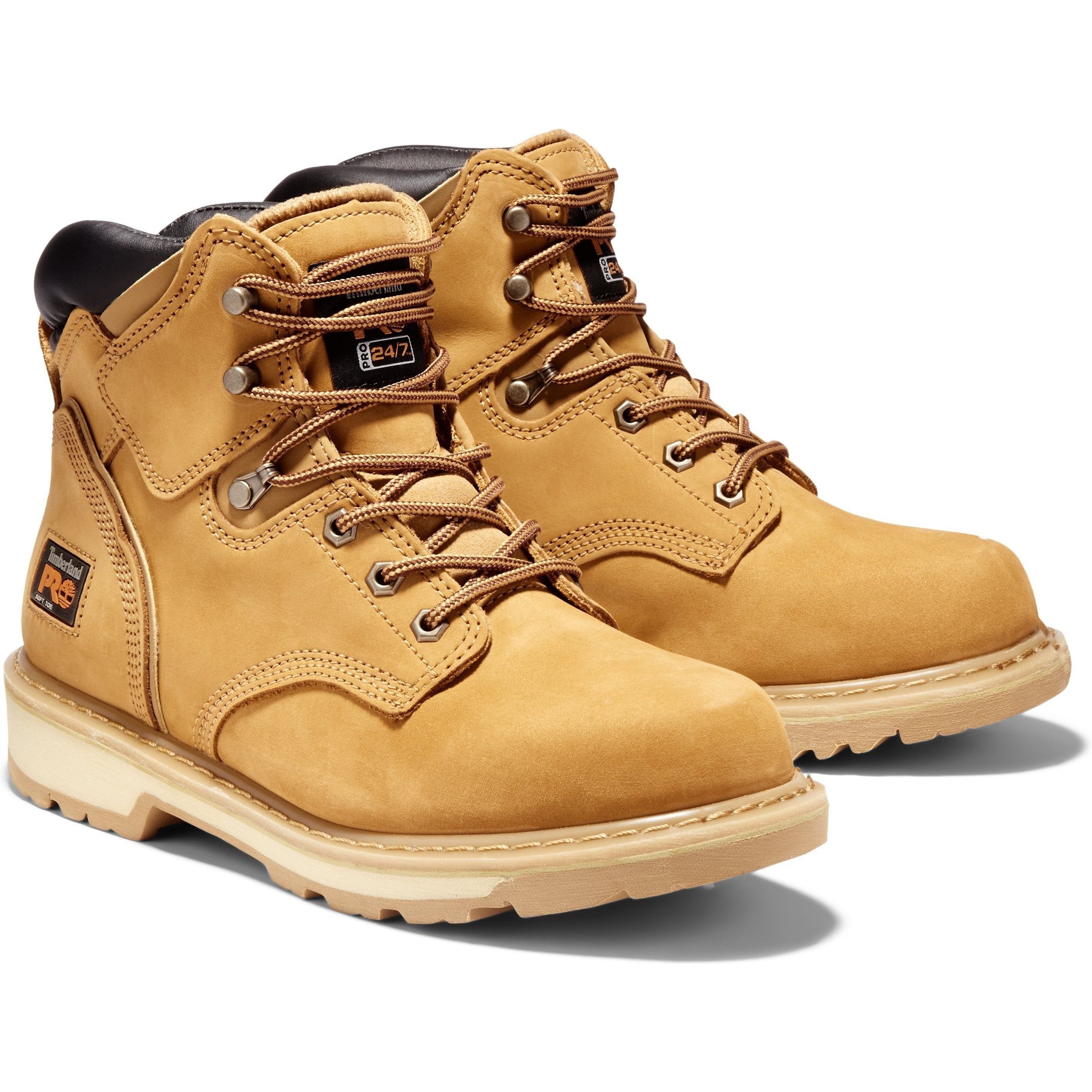Timberland PRO Men's Pit Boss 6" Soft Toe Work Boot Wheat TB033030231 7 / Medium / Wheat - Overlook Boots