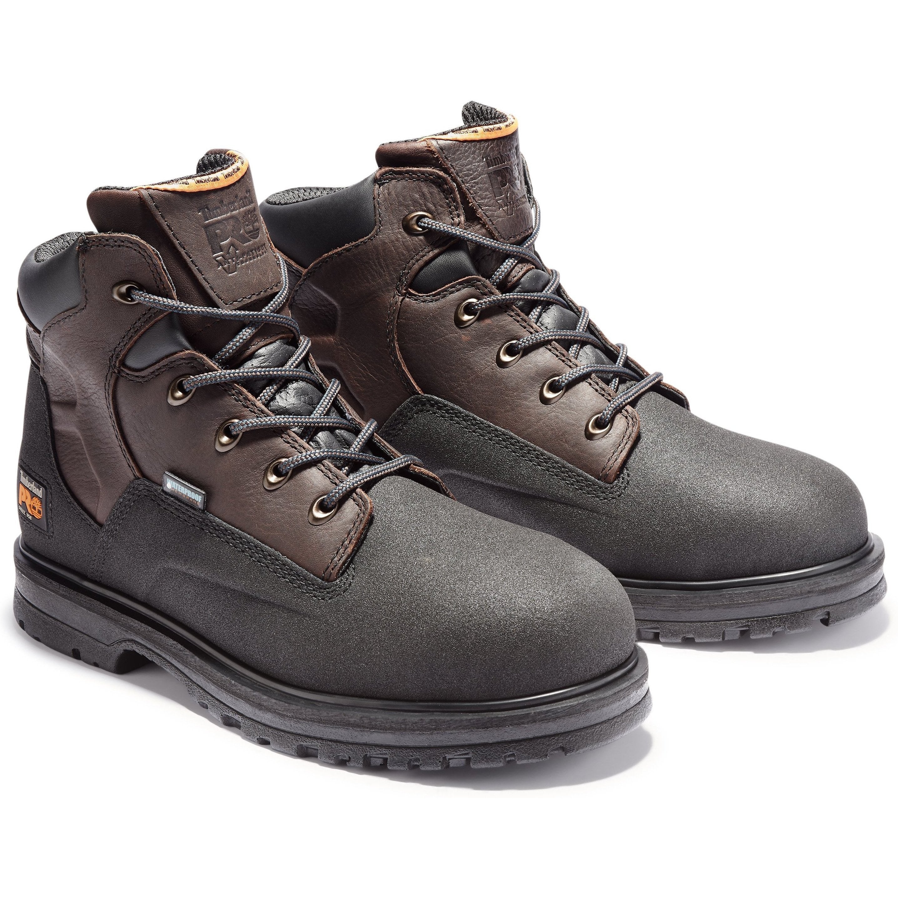 Timberland PRO Men's Powerwelt 6" Steel Toe WP Work Boot - TB047001242 7 / Medium / Brown - Overlook Boots