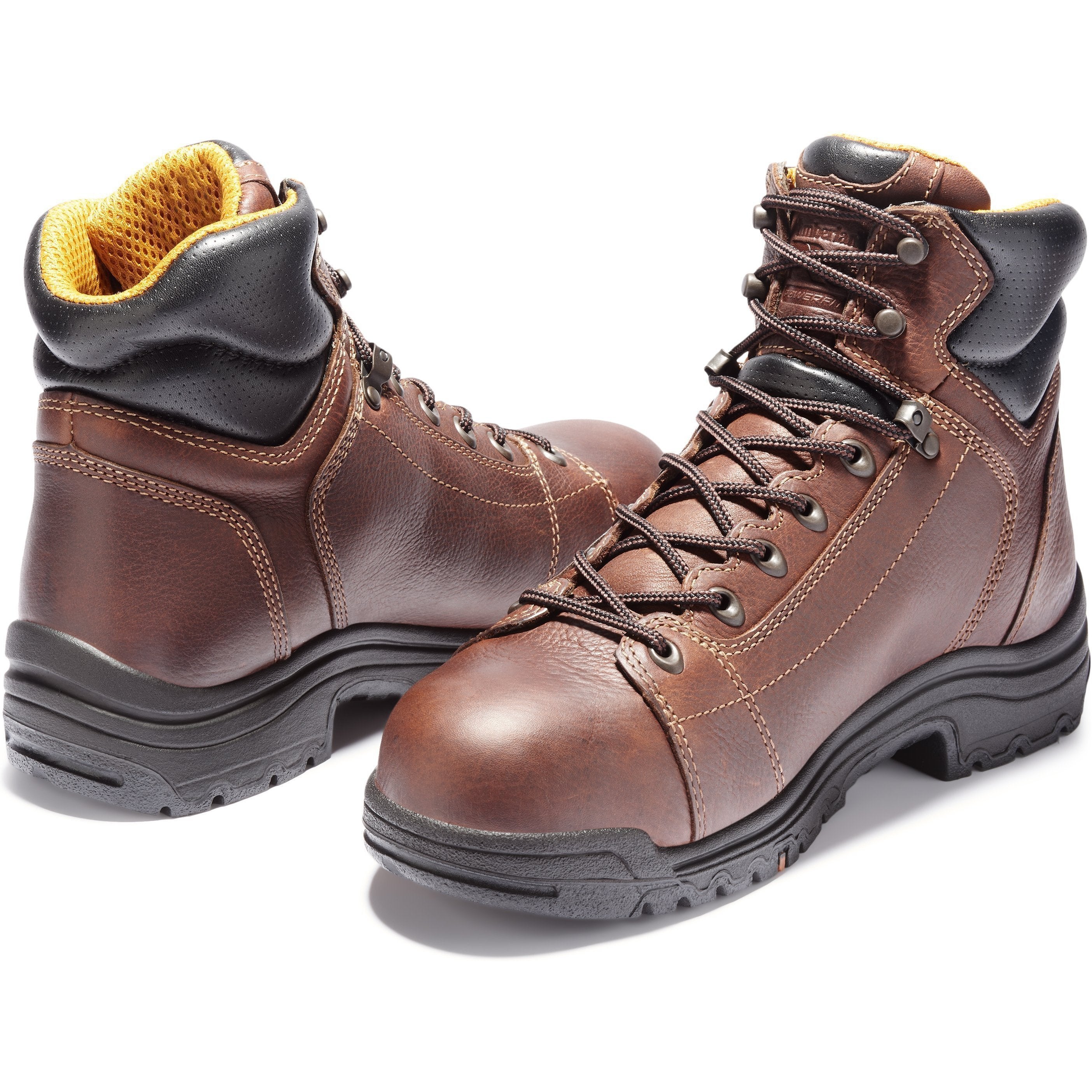 Timberland PRO Men's TiTAN 6" Alloy Toe Work Boots -Brown- TB050506242  - Overlook Boots