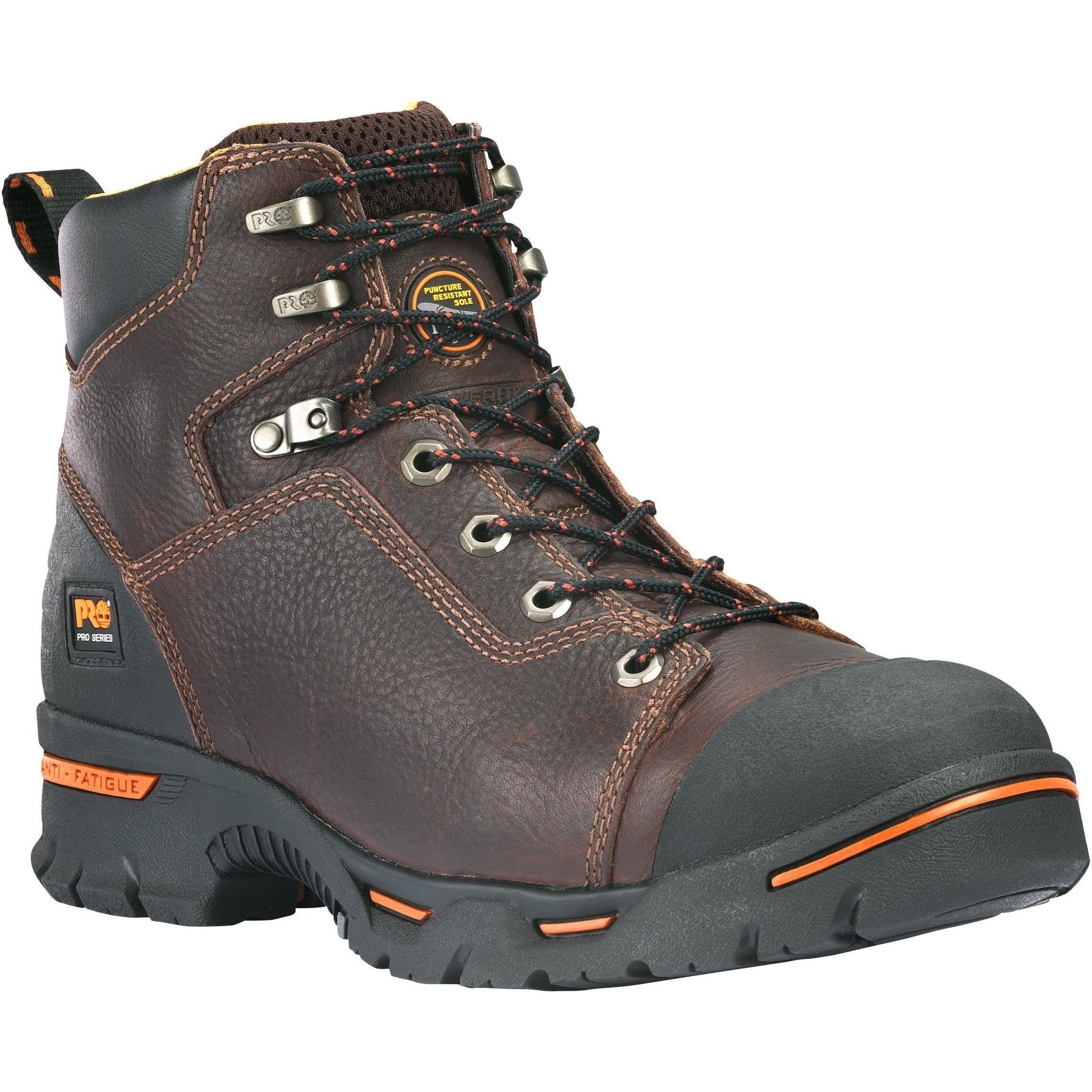 Timberland PRO Men's Endurance 6" Soft Toe Work Boot - TB089631214 7 / Medium / Brown Briar Full Grain - Overlook Boots