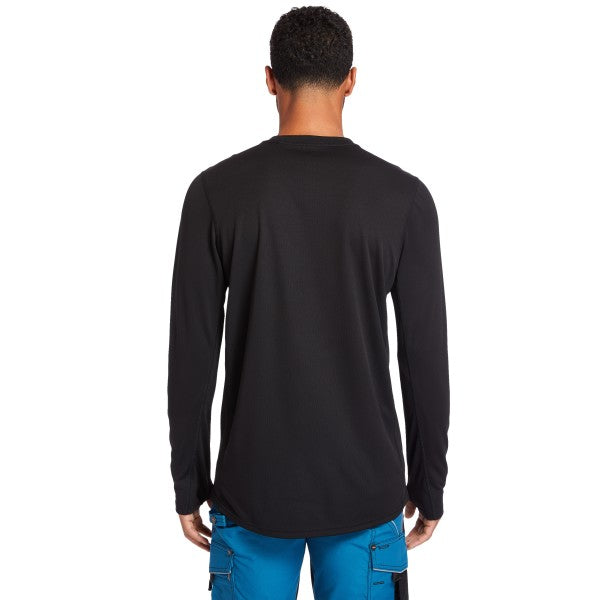 Timberland Pro Men's Wicking Good Long Sleeve T-Shirt - Black - TB0A1128015  - Overlook Boots