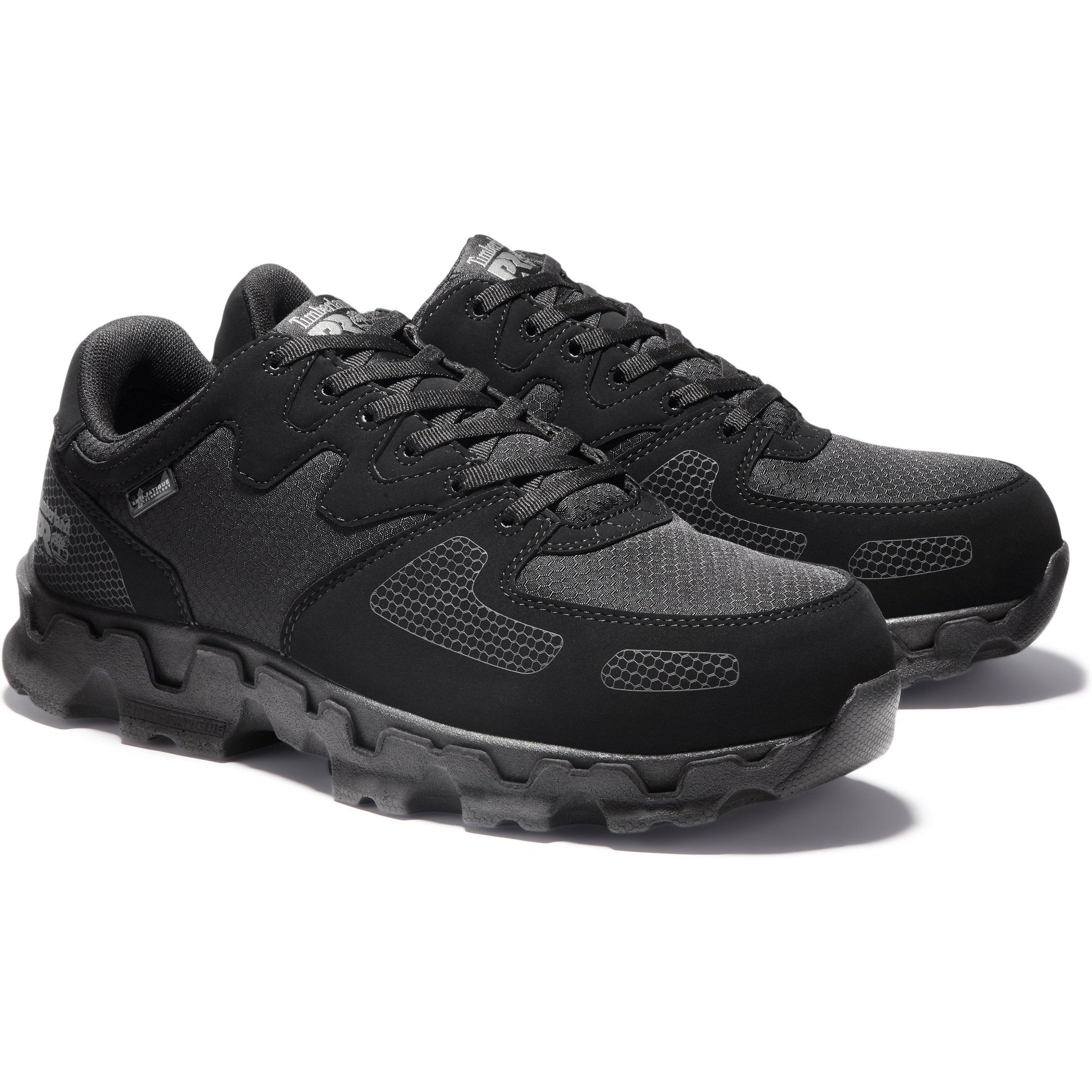 Timberland PRO Men's Powertrain Alloy Toe SD+ Work Shoe - TB0A16NN001 7 / Medium / Black Synthetic Nylon - Overlook Boots