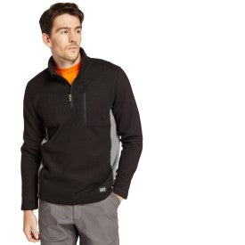 Timberland Pro Men's Studwall 1/4 Zip Textured Fleece Top - Black - TB