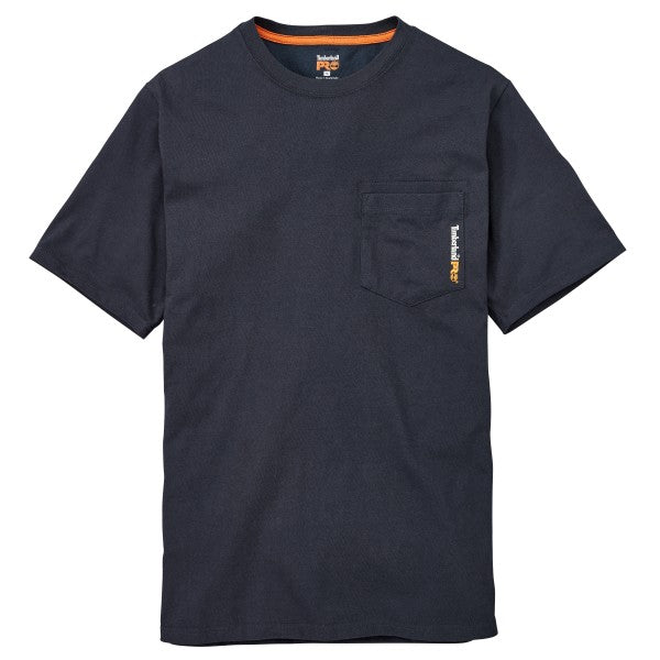 Timberland Pro Men's Base Plate Blended Short Sleeve T-Shirt - Navy - TB0A1HNS434  - Overlook Boots