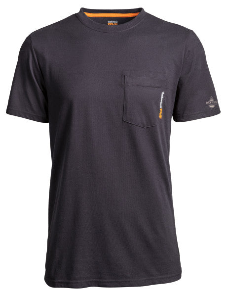 Timberland Pro Men's Base Plate Blended Short Sleeve T-Shirt - Navy - TB0A1HNS434 2x Extra Large / Navy - Overlook Boots