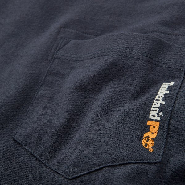 Timberland Pro Men's Base Plate Blended Short Sleeve T-Shirt - Navy - TB0A1HNS434  - Overlook Boots