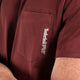 Timberland Pro Men's Base Plate Short Sleeve T-Shirt - Maroon - TB0A1HNS644  - Overlook Boots