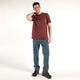 Timberland Pro Men's Base Plate Short Sleeve T-Shirt - Maroon - TB0A1HNS644  - Overlook Boots