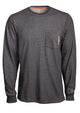 Timberland Pro Men's Base Plate Blended Long Sleeve T-Shirt - Grey - TB0A1HVN013 Medium / Grey - Overlook Boots