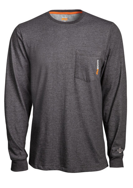 Timberland Pro Men's Base Plate Blended Long Sleeve T-Shirt - Grey - TB0A1HVN013 Medium / Grey - Overlook Boots