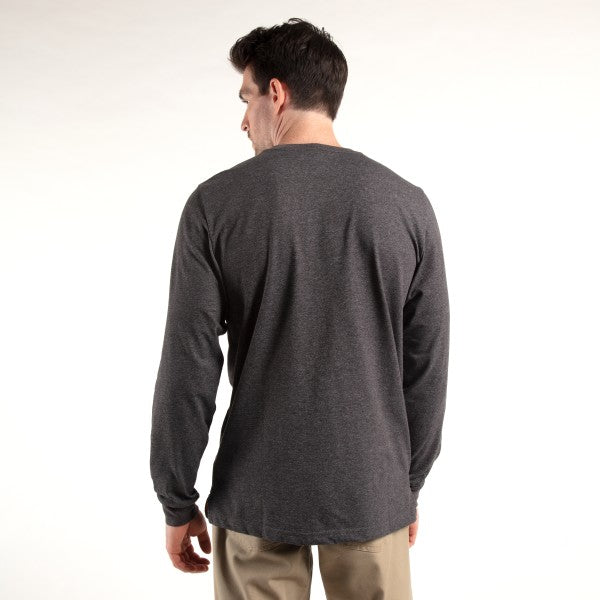 Timberland Pro Men's Base Plate Blended Long Sleeve T-Shirt - Grey - TB0A1HVN013  - Overlook Boots