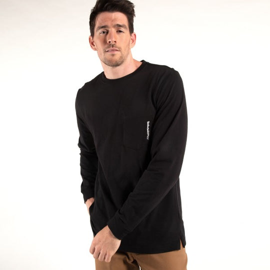 Timberland Pro Men's Base Plate Long Sleeve - Black - TB0A1HVN015  - Overlook Boots