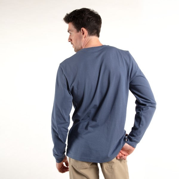 Timberland Pro Men's Base Plate Blended Long Sleeve T-Shirt - Vintage Indigo - TB0A1HVN432  - Overlook Boots