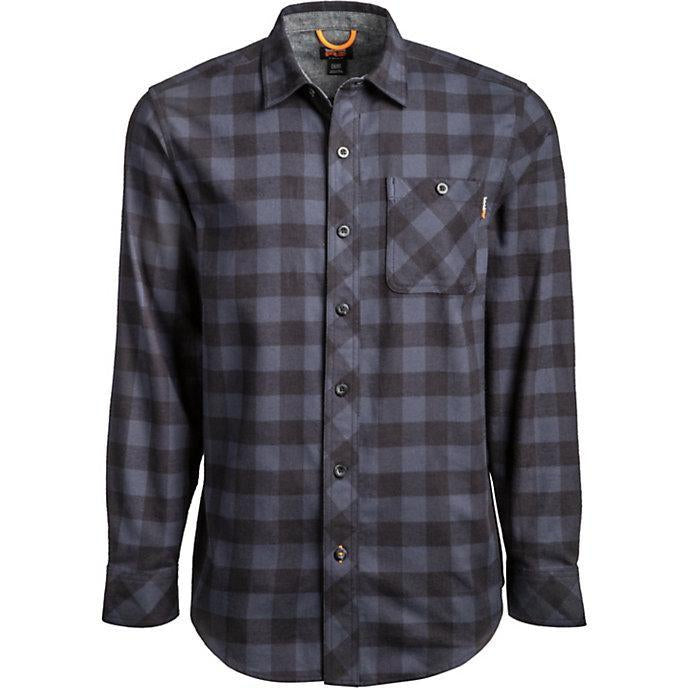 Timberland Pro Men's Mid Weight Flannel Work Shirt Navy TB0A1V49T58 Small / Navy - Overlook Boots