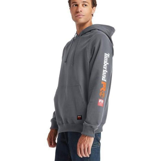 Timberland Pro Men's Flame Resistant Hood Honcho Work Pullover - Charcoal - TB0A1VAJ003  - Overlook Boots