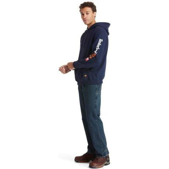 Timberland Pro Men's Flame Resistant Hood Honcho Work Pullover - Navy - TB0A1VAJ410  - Overlook Boots