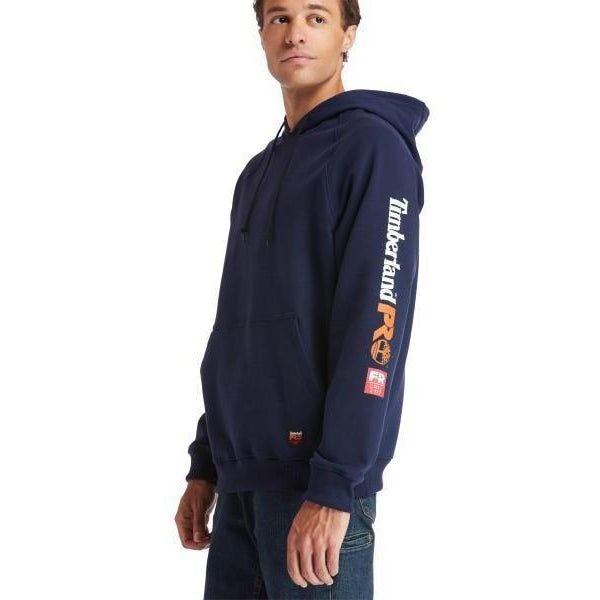 Timberland Pro Men's Flame Resistant Hood Honcho Work Pullover - Navy - TB0A1VAJ410  - Overlook Boots