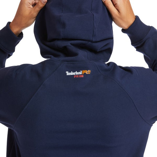 Timberland Pro Men's Flame Resistant Hood Honcho Work Pullover - Navy - TB0A1VAJ410  - Overlook Boots