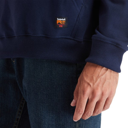 Timberland Pro Men's Flame Resistant Hood Honcho Work Pullover - Navy - TB0A1VAJ410  - Overlook Boots