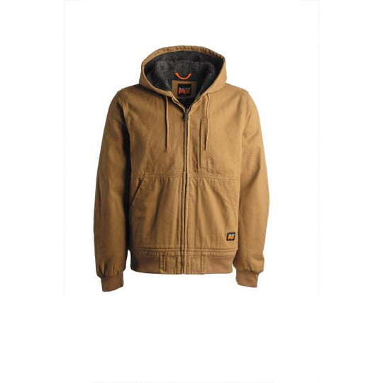 Timberland Pro Men's Gritman Lined Canvas Hooded Jacket - Wheat - TB0A1VB4D02  - Overlook Boots