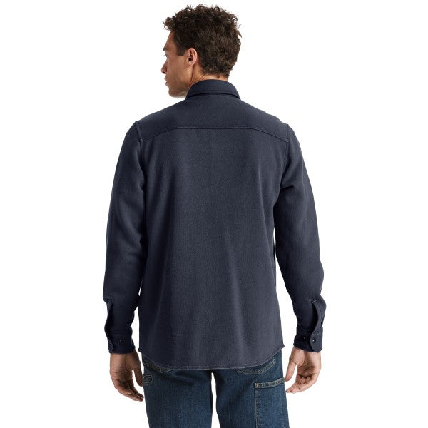 Timberland Pro Men's Mill River Fleece Work Shirt Jacket - Navy - TB0A1VCQ434  - Overlook Boots