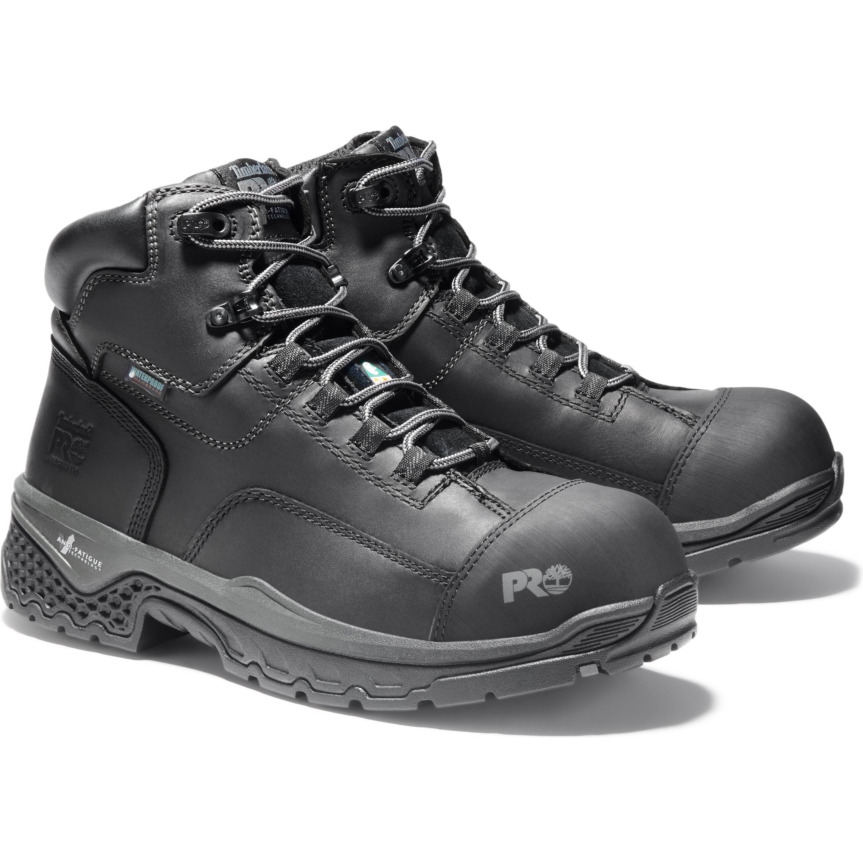 Timberland PRO Men's Bosshog 6" Comp Toe WP Work Boot - TB0A1XJP001 8.5 / Medium / Black - Overlook Boots