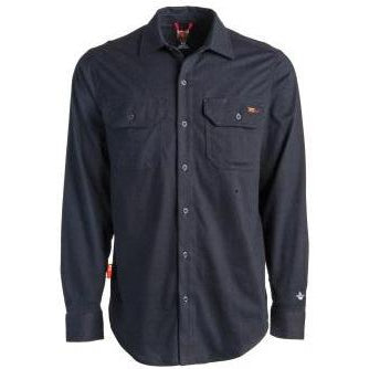 Timberland Pro Men's Flame Resistant Cotton Core Button Work Shirt - Black - TB0A236V001 Small / Black - Overlook Boots