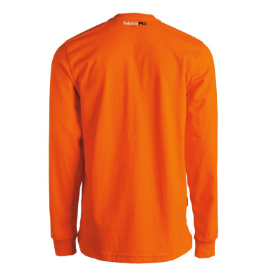 Timberland Pro Men's Flame Resistant Long Sleeve Work Henley - Orange - TB0A23P4Y86  - Overlook Boots
