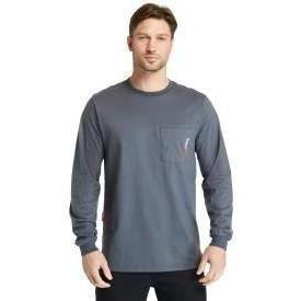 Timberland Pro Men's Flame Resistant Pocket Work T-Shirt - Charcoal - TB0A23PF003  - Overlook Boots