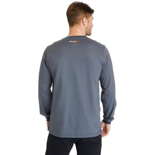 Timberland Pro Men's Flame Resistant Pocket Work T-Shirt - Charcoal - TB0A23PF003  - Overlook Boots