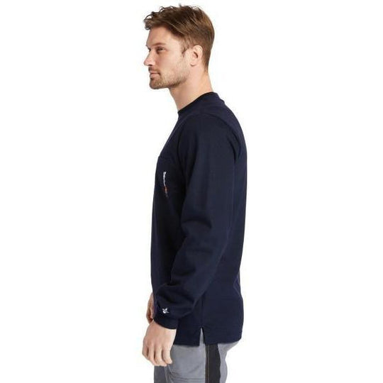 Timberland Pro Men's Flame Resistant Pocket Work T-Shirt - Navy - TB0A23PF410  - Overlook Boots