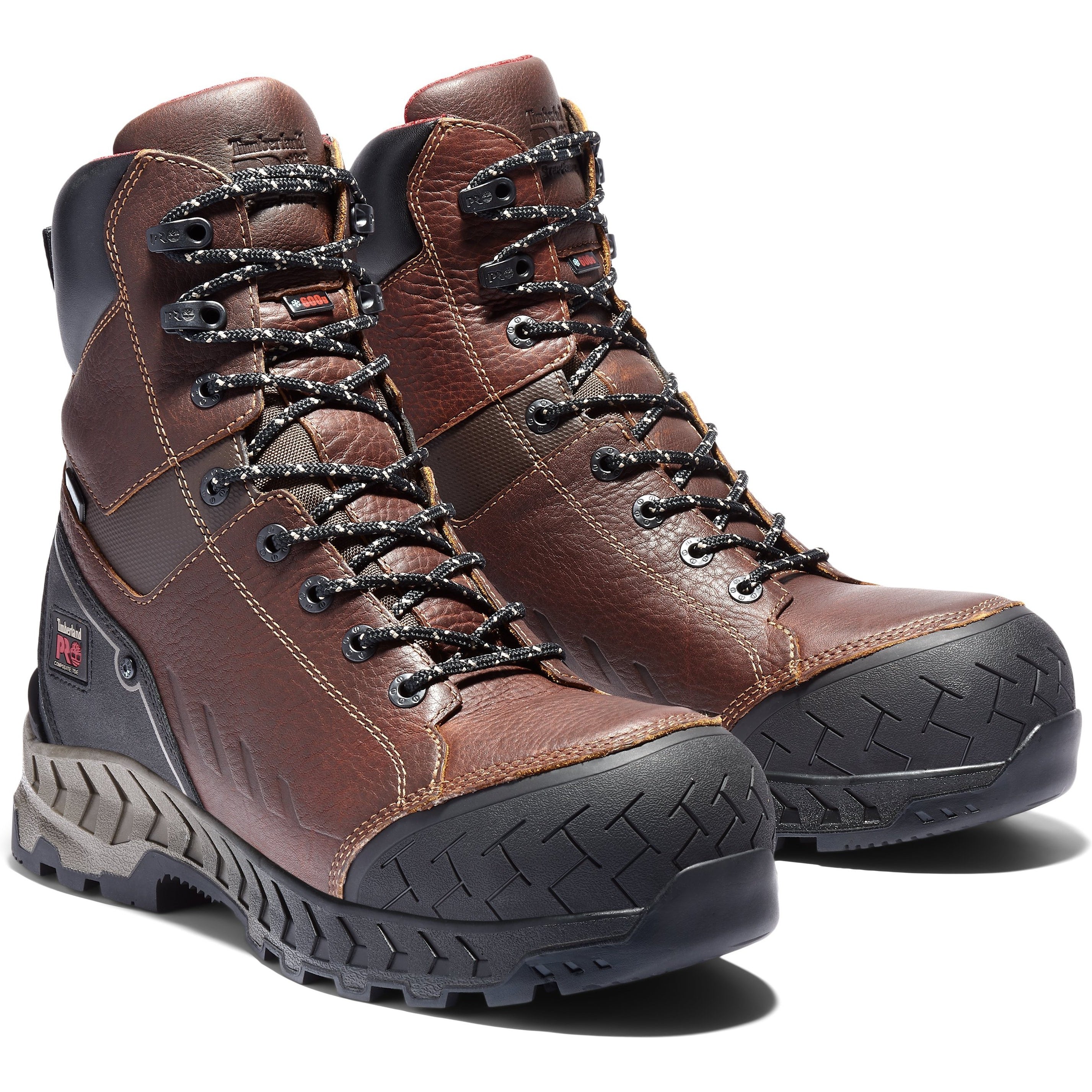 Timberland Pro Men's Work Summit 8" Comp Toe WP Ins Work Boot TB0A25D9214 7 / Medium / Brown - Overlook Boots