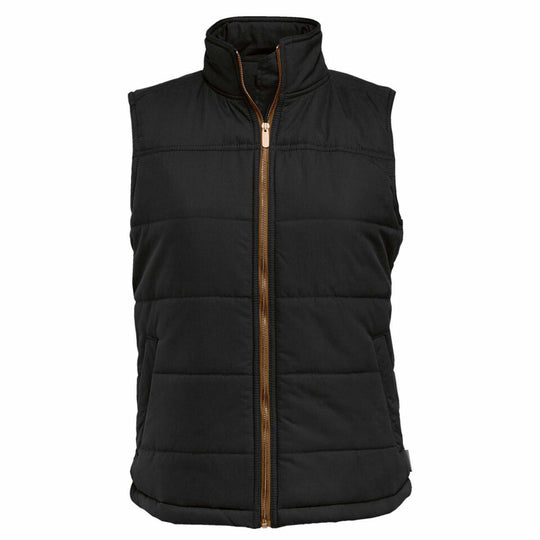 Wolverine Women's Quilted Line Vest - Black - W1205000-003 Small / Grey - Overlook Boots