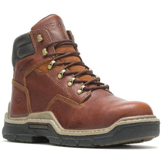 Wolverine Men's Raider Durashocks 6" Soft Toe Work Boot - W210057 7.0 / Medium / Brown - Overlook Boots