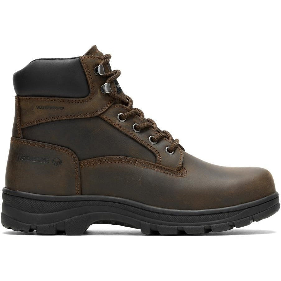 Wolverine Men's Carlsbad Steel Toe WP Work Boot - Brown - W230063 5 / Medium / Brown - Overlook Boots