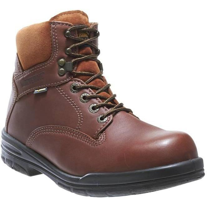 Wolverine Men's DuraShocks SR 6" WP Direct Attach Work Boot  W03122 7 / Medium / Brown - Overlook Boots