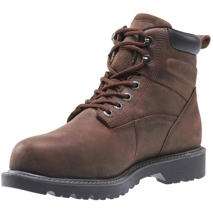 Wolverine Women's Floorhand Steel Toe WP Work Boot - Brown - W10696  - Overlook Boots