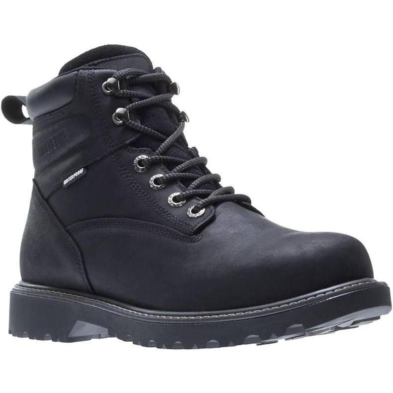 Wolverine Women's Floorhand Steel Toe WP Work Boot - Black - W201153 5 / Medium / Black - Overlook Boots